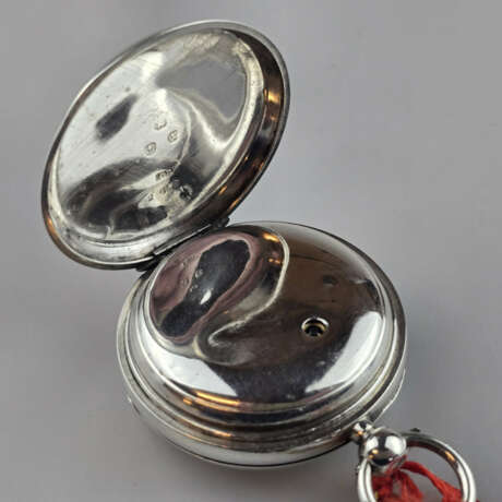 Englische Silbertaschenuhr - Waltham Mass, Sterlin… - photo 4