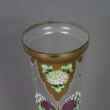 Große Jugendstil-Vase - um 1900, hohe, zylindrisch… - photo 2
