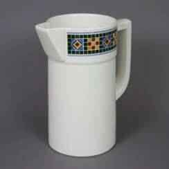 Schenkkanne - Keramik im Jugendstil mit polychrome…