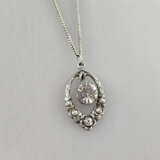 Jugendstil-Collier - 830/000 Silberfassung und -ke… - фото 1