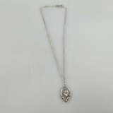 Jugendstil-Collier - 830/000 Silberfassung und -ke… - фото 3