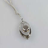 Jugendstil-Collier - 830/000 Silberfassung und -ke… - фото 4