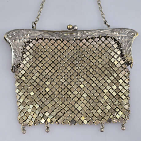 Jugendstil-Abendtasche - um 1900, Messing teils ve… - фото 1