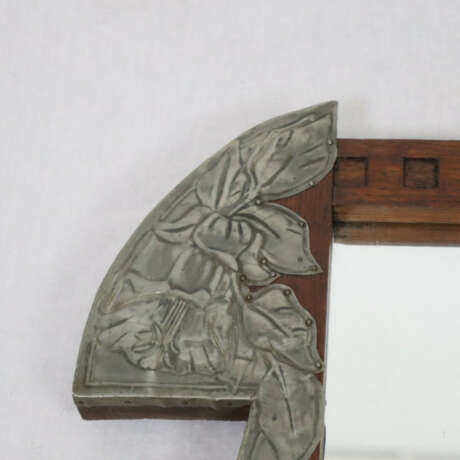 Jugendstil - Wandspiegel - Eichenrahmen, reliefier… - фото 6
