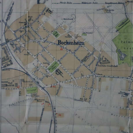 Haupt-Verkehrsplan Frankfurt a/M. - Faltplan um 19… - photo 5
