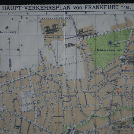 Haupt-Verkehrsplan Frankfurt a/M. - Faltplan um 19… - photo 9