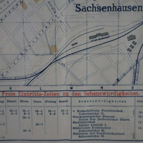 Haupt-Verkehrsplan Frankfurt a/M. - Faltplan um 19… - photo 10