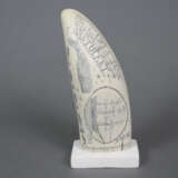 Scrimshaw-Replik - Kunstharz, vorder- und rückseit… - Foto 3