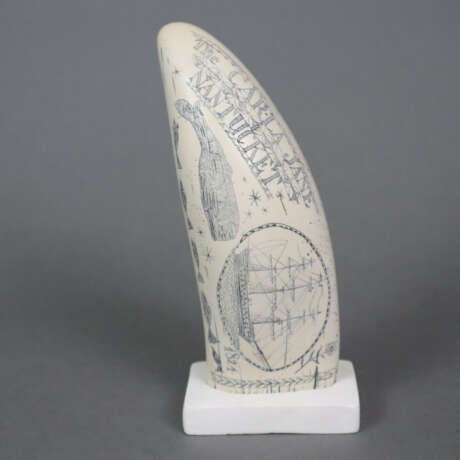 Scrimshaw-Replik - Kunstharz, vorder- und rückseit… - Foto 3