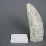 Scrimshaw-Replik - Kunstharz, vorder- und rückseit… - Foto 5
