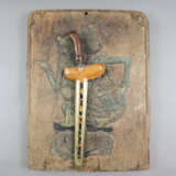 Wandhalter mit eingestecktem Kris -nach 1900 / 1.H… - photo 1