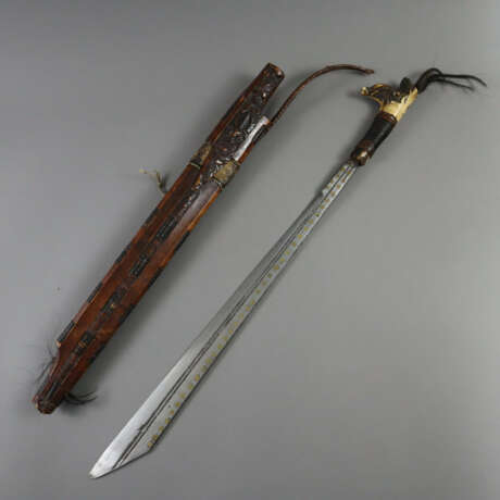 Mandau - Borneo, Kopfjägerschwert des Dayak-Stamme… - photo 1