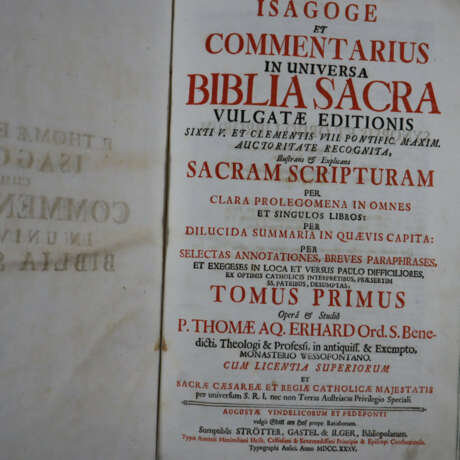 Erhard, Thomas Aquinas - Isagoge et commentarius i… - photo 1