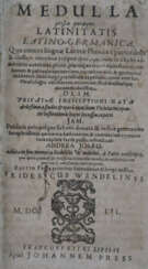 Josäus, Andreas - "Medulla priscæ puræque Latinita…