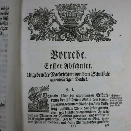 Ludewig, Johann Peter von - "Vollständige Erläuter… - photo 3