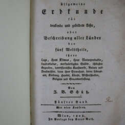 Schütz, Joseph Baptist - Allgemeine Erdkunde für d…