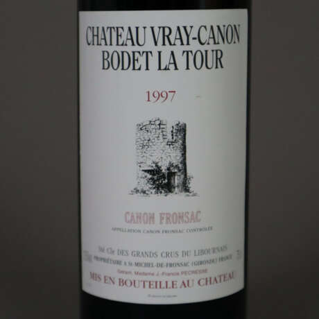 Weinkonvolut - 12 Flaschen, 1997 Château Vray Cano… - photo 5