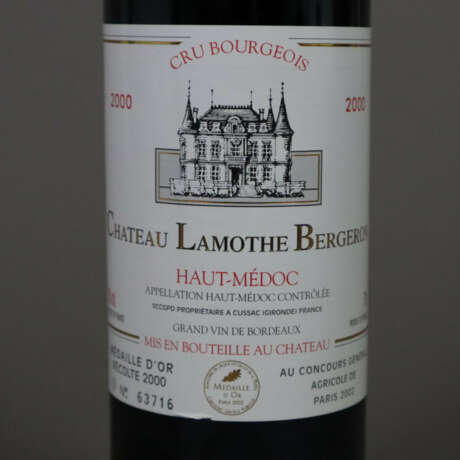 Weinkonvolut - 12 Flaschen, 2000 Château Lamothe d… - photo 5