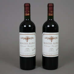 Weinkonvolut - 2 Flaschen,1996 Montes Alpha Cabern…