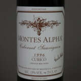 Weinkonvolut - 2 Flaschen,1996 Montes Alpha Cabern… - photo 3
