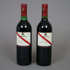 Weinkonvolut - 2 Flaschen,1996 d'Arenberg The Foot…