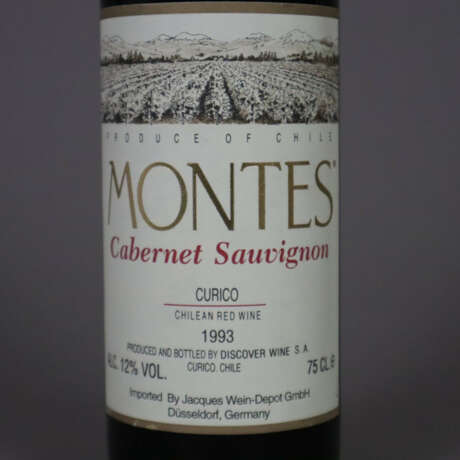 Weinkonvolut - 2 Flaschen, Montes, Cabernet Sauvig… - фото 4