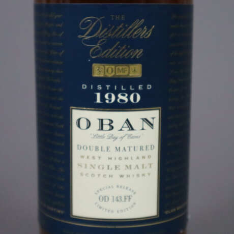 Whisky - Oban - 1980 Distillers Edition, Schottlan… - фото 5