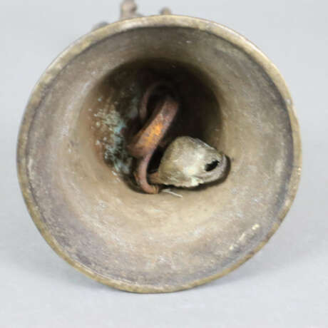 Antike Tischglocke - Bronze, dunkel patiniert, Gri… - фото 6