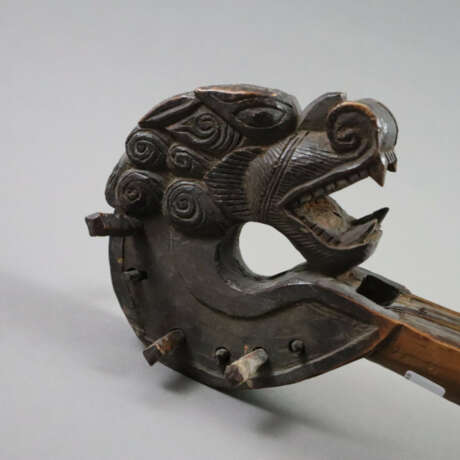 Tibetanische Laute mit Drachenkopf - um 1900/Anfan… - Foto 3