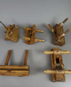 Различный антиквариат. Konvolut antike Holzhobel - 5 Holzhobel, 19./20. J…