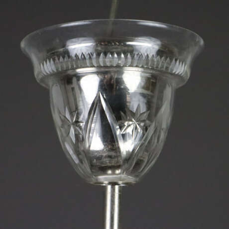 Deckenlampe - wohl Böhmen, 20. Jh, Kristallglas, 6… - Foto 2