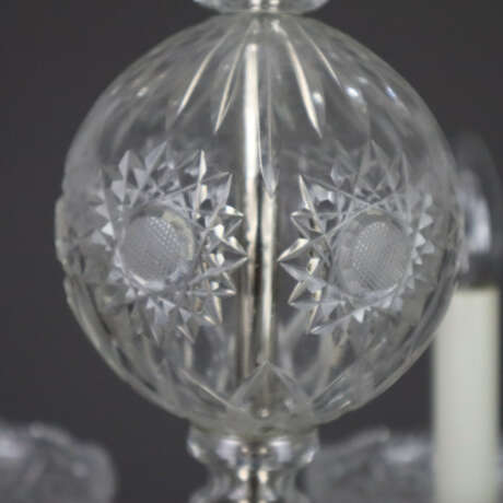 Deckenlampe - wohl Böhmen, 20. Jh, Kristallglas, 6… - Foto 4