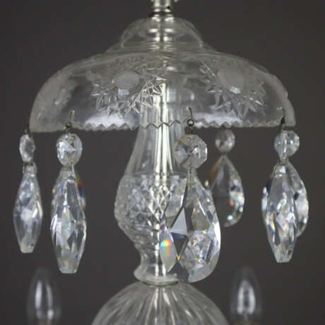 Deckenlampe - wohl Böhmen, 20. Jh, Kristallglas, 6… - Foto 5