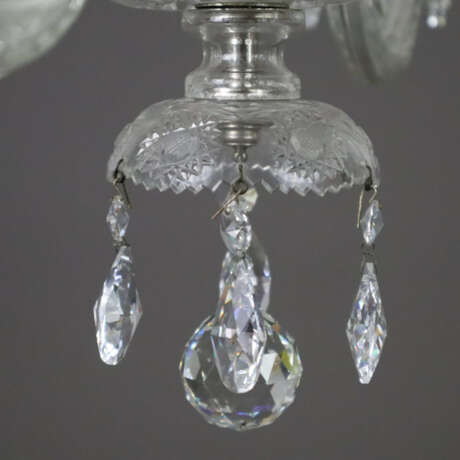 Deckenlampe - wohl Böhmen, 20. Jh, Kristallglas, 6… - Foto 6