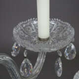 Deckenlampe - wohl Böhmen, 20. Jh, Kristallglas, 6… - Foto 8