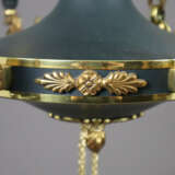 Prunkvolle Deckenlampe mit Schwanenarmen im Empire… - photo 5
