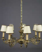 Aperçu. Deckenlampe im Empire-Stil - 20. Jh., vergoldeter …