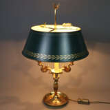 Große Bouillotte-Lampe mit Schwanenarmen im Empire… - фото 5