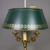 Große Bouillotte-Lampe mit Schwanenarmen im Empire… - фото 8