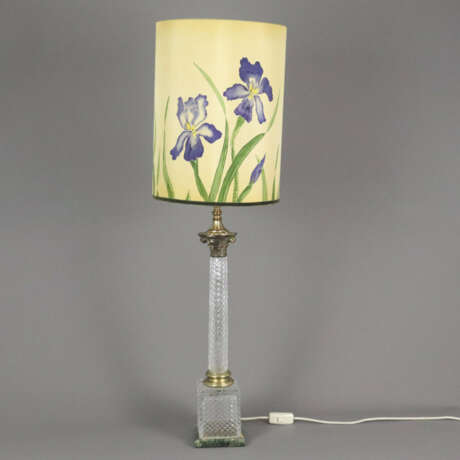 Große Tischlampe - 20. Jh., Glasfuß in Säulenform … - Foto 1