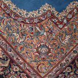 Kerman Lavar - Iran, Wolle, blaugrundiges Mittelfe… - фото 7