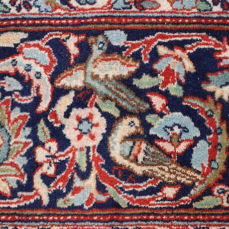 Kerman Lavar - Iran, Wolle, blaugrundiges Mittelfe… - фото 9