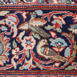 Kerman Lavar - Iran, Wolle, blaugrundiges Mittelfe… - фото 9