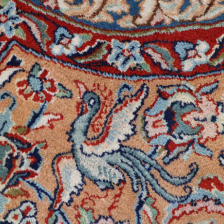 Kerman Lavar - Iran, Wolle, blaugrundiges Mittelfe… - фото 10
