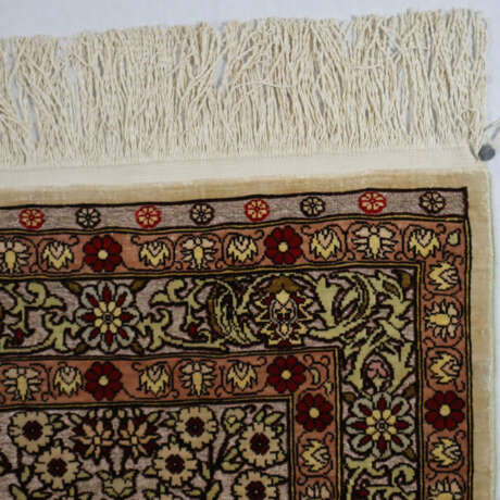 Hereke Seidenteppich - Seide und Goldfäden, signie… - photo 5
