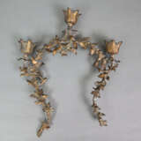 Ein Paar Amorettenleuchter - Metall, teils bronzie… - photo 7