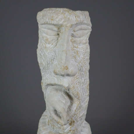 Surreale Kopfskulptur II. --Sandstein, schwer lesb… - фото 2