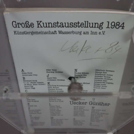 Uecker, Günther (1930 Wendorf - 2025 Düsseldorf) -… - photo 3