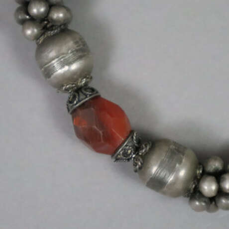 Antike Beduinen-Halskette - Silber, 6 facettierte … - фото 3