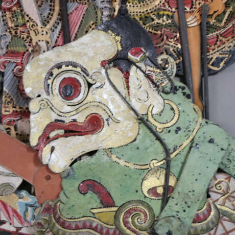 Konvolut indonesische Schattenspiel-Figuren (Wayan… - photo 2